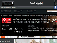 Tablet Screenshot of anhduyaudio.com